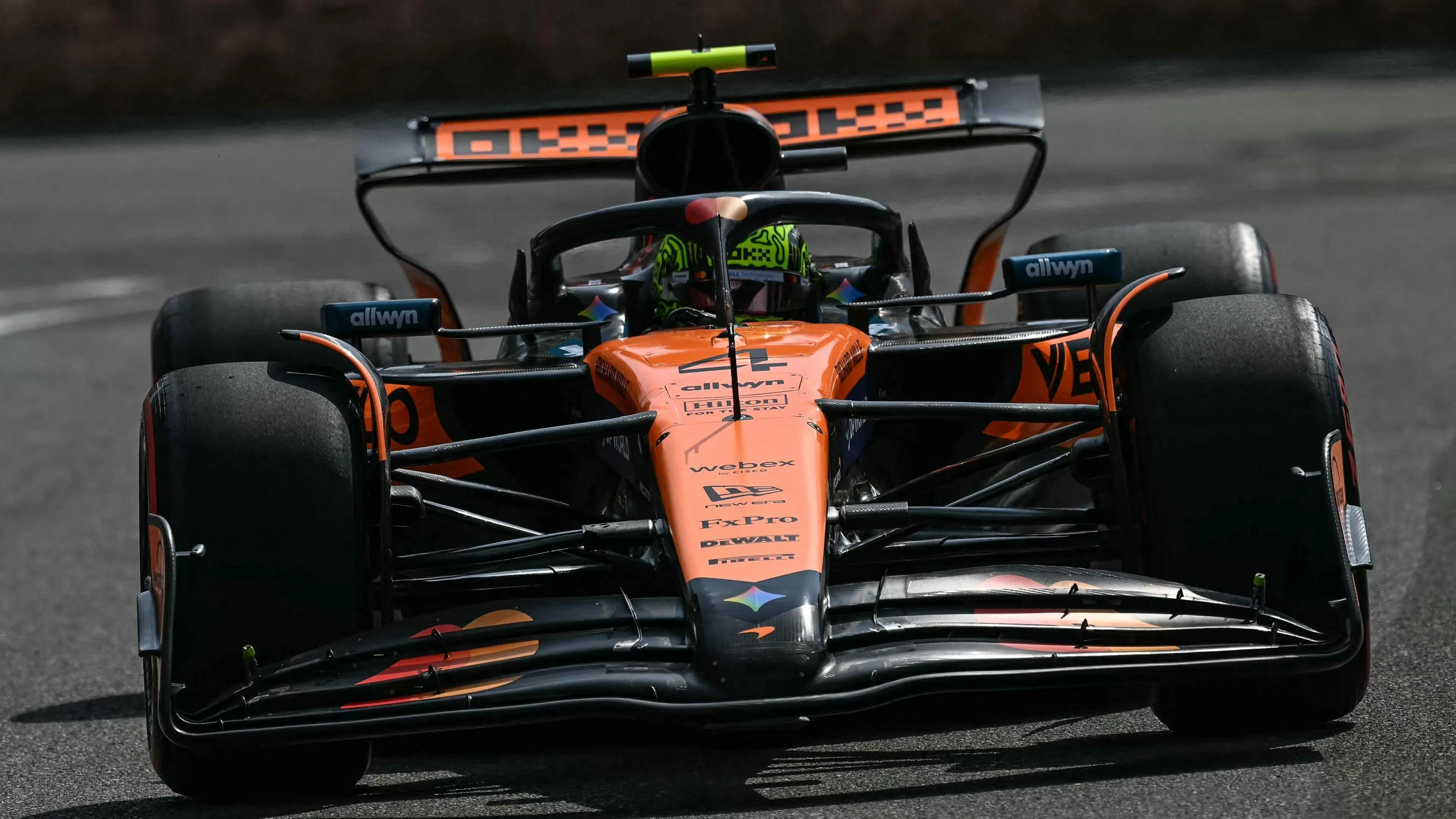 Lando Norris Leads Oscar Piastri in Azerbaijan FP1